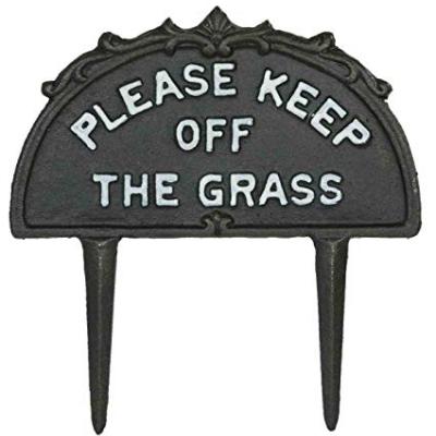 litinový zápich - keep of grass