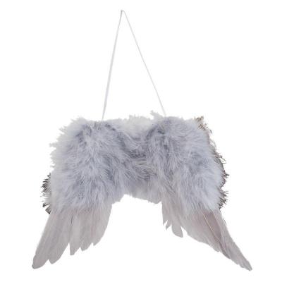 andělská křídla z peříček - závěsná ozdoba 23x17 cm